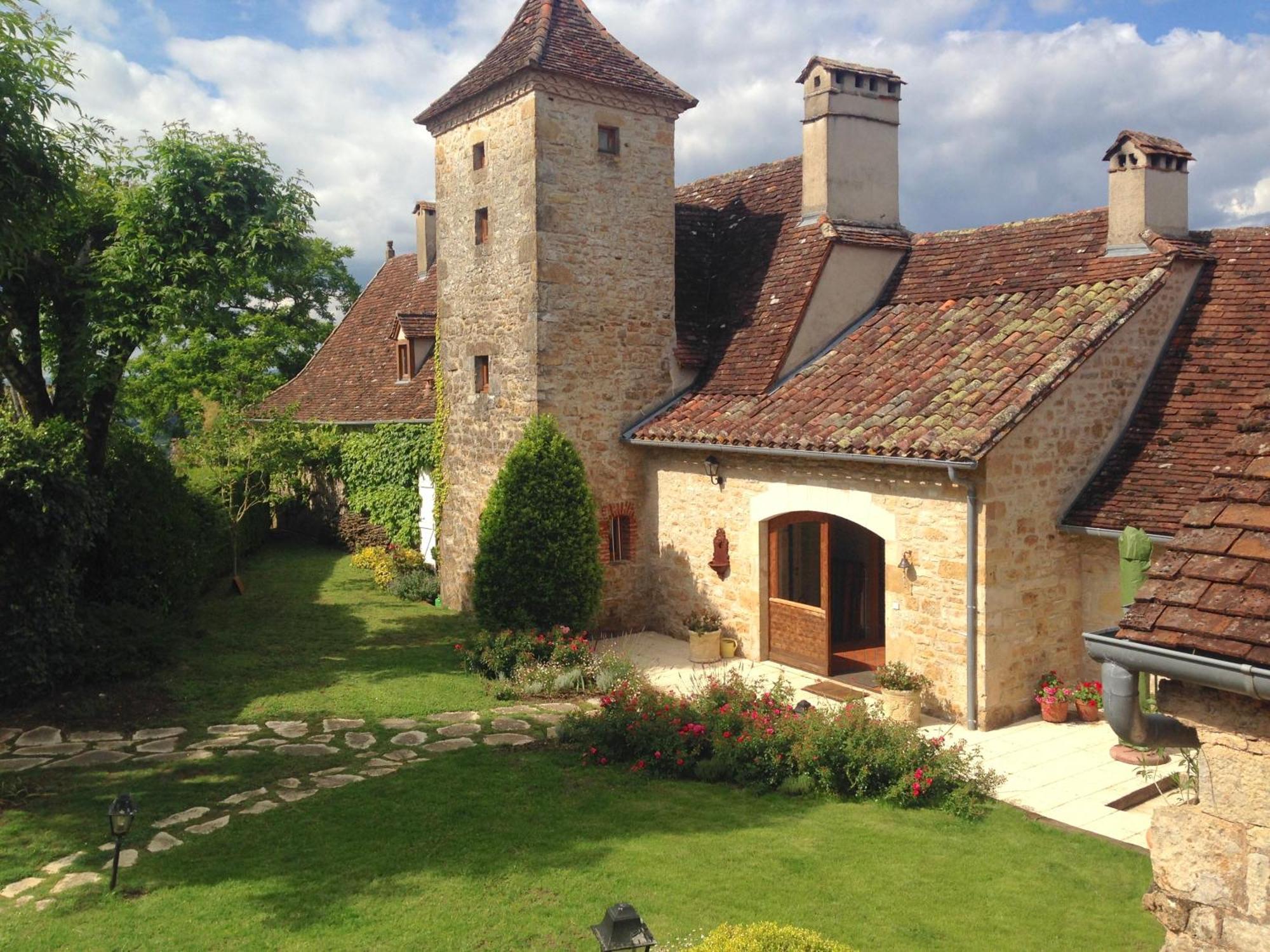 Bed and Breakfast Manoir De Rieuzal Loubressac Екстер'єр фото